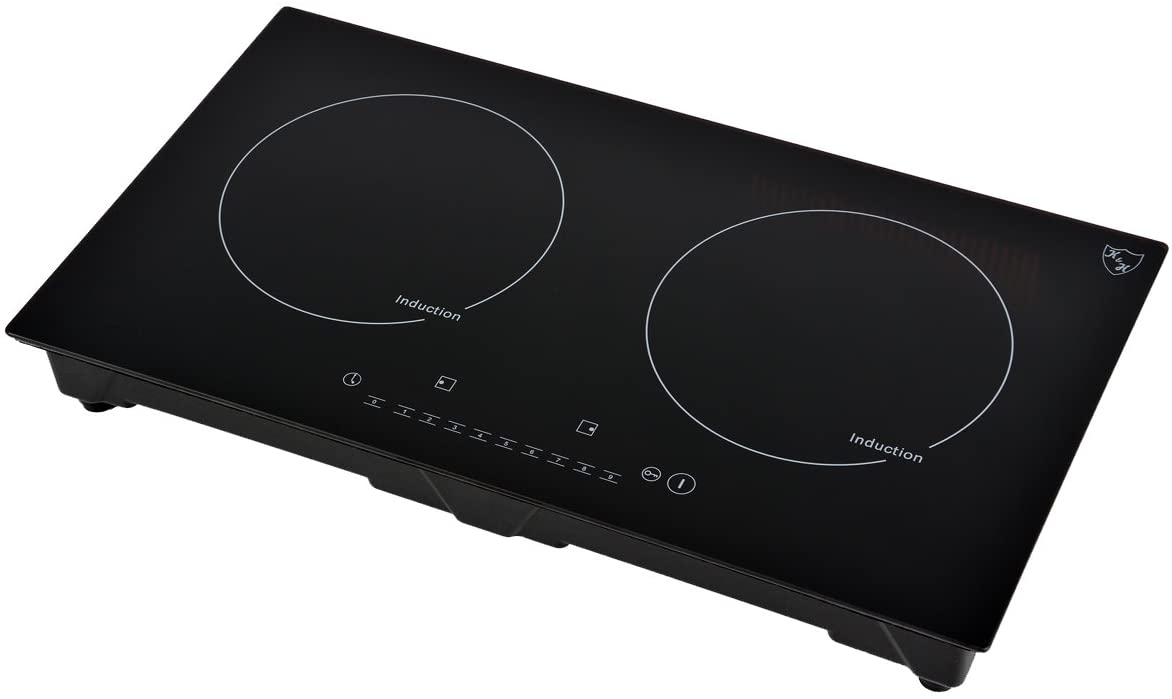 220v Built-in Panel Cooktop Double-burner Electric Cooktop Induction Cooker  And Ceramic Cooker Double Stove Embedded Dual Use